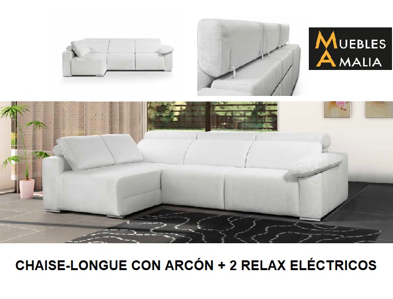 Chaise arcon+relax electrico 